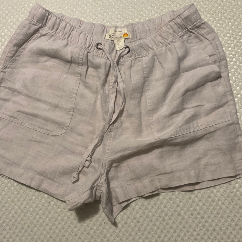 C&C California 100% linen shorts